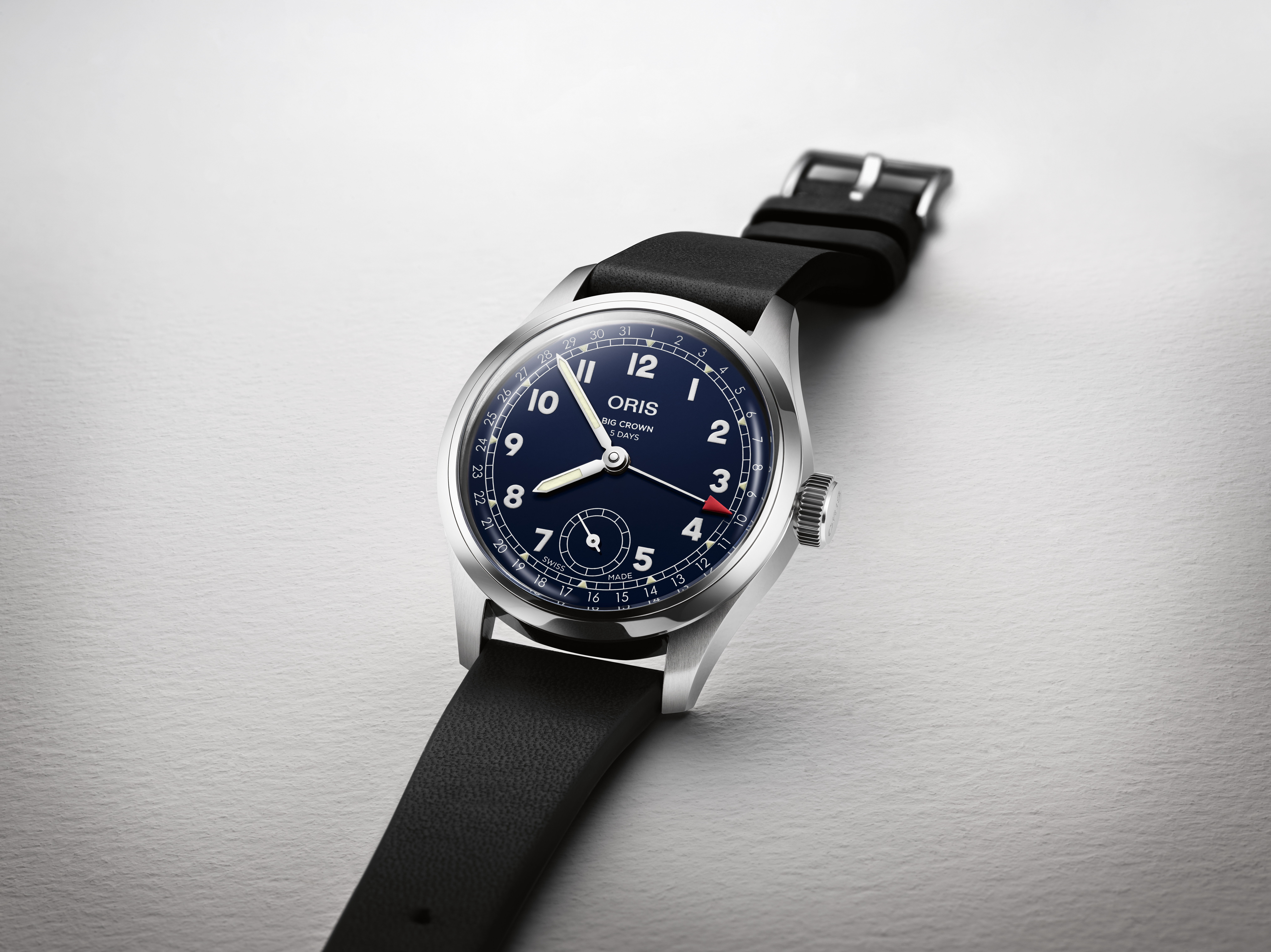 ORIS  Мужские швейцарские часы, автоматический механизм Cal.400, сталь, 38 мм
Резерв хода 5 суток
Гарантия на механизм 10 лет